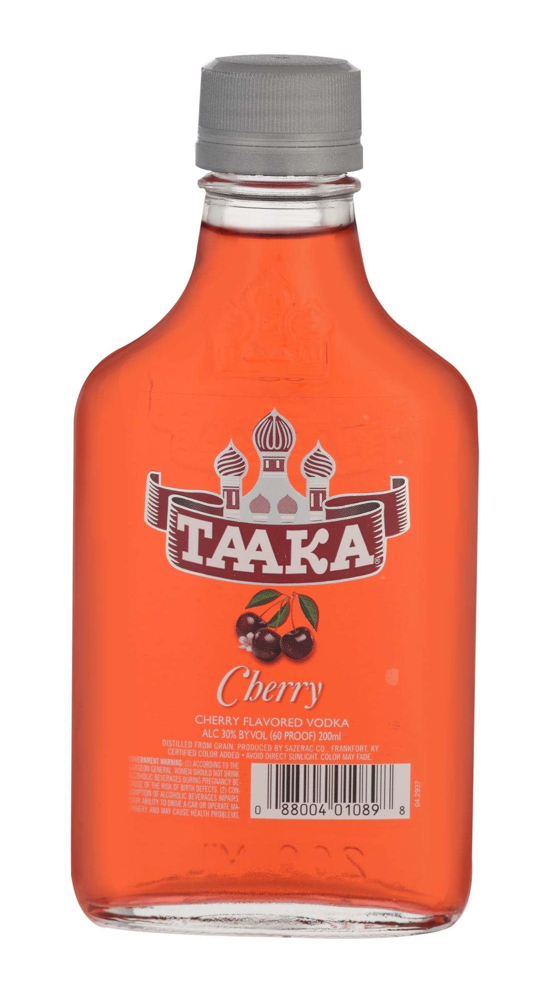 Taaka Cherry Vodka 200ml 60 Proof