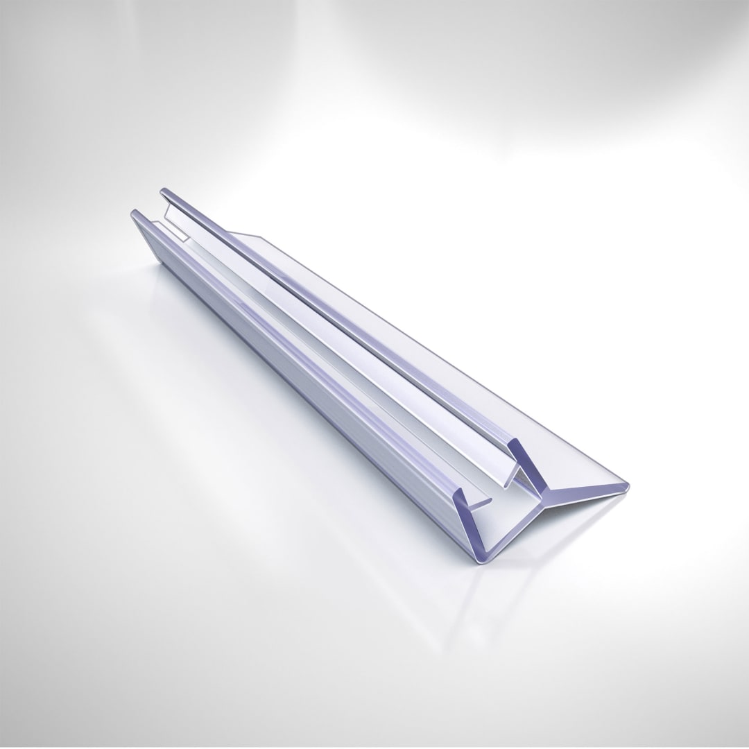 DreamLine 305B-6, Clear Bottom Sweep Vinyl, 29 3/8 inch L for 1/4 inch (6 mm.) Glass Shower Door