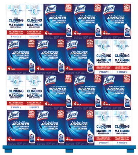 LYSOL® Advanced Toilet Bowl Cleaner 4x32 Pallet 136 ct. – SAM’s