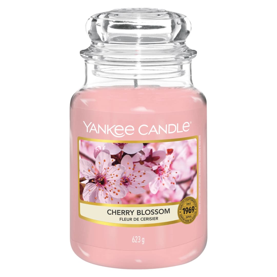 Yankee Candle® Scented Candle | Cherry Blossom Large Jar Candle | Long Burning Candles: up to 150 Hours | Gifts for Women