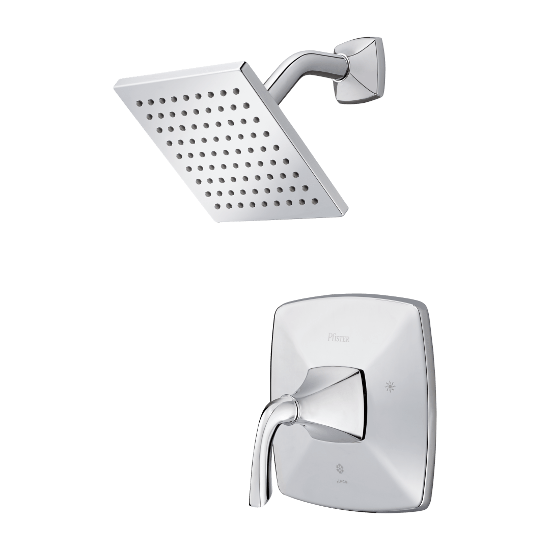 Bronson 1-Handle Shower Only Trim in Polished Chrome