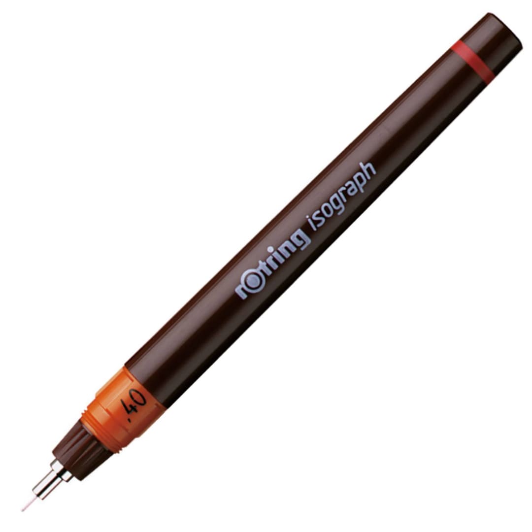 rOtring Isograph Technical Drawing Pen | 0.40 mm | Refillable Fineliner Pen