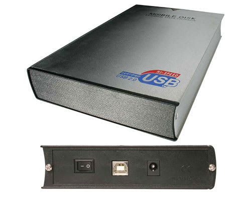 External 3.5 " USB 2.0 IDE Drive Case
