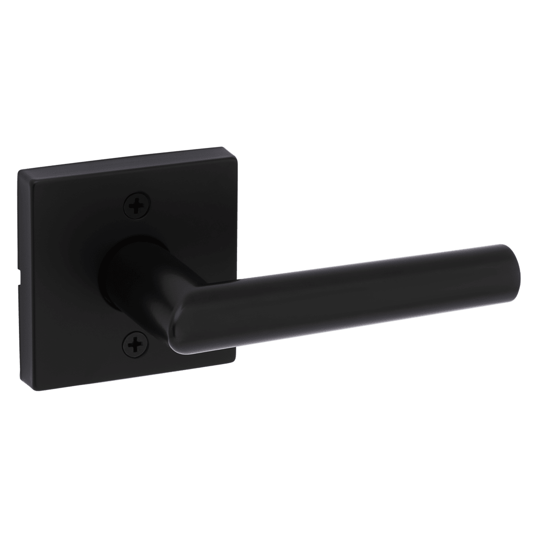 Milan Half - Dummy Door Lever in Matte Black