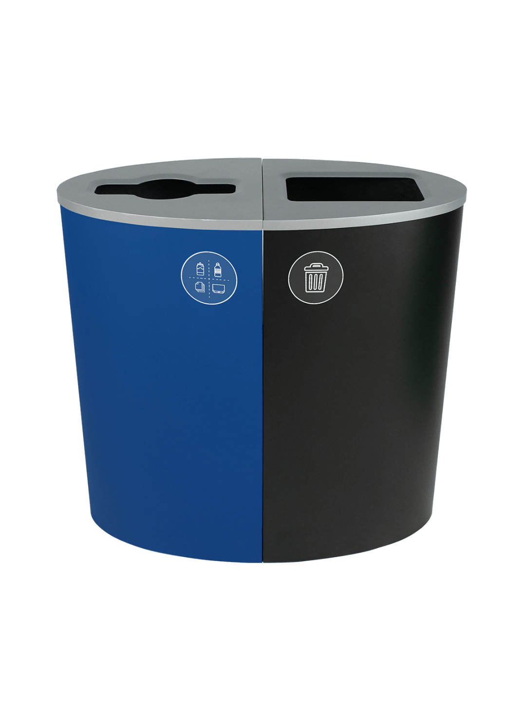 SPECTRUM [CU16-001801] - Double - Unit - Mixed Recyclables-Waste - Mixed-Full - Blue-Black
