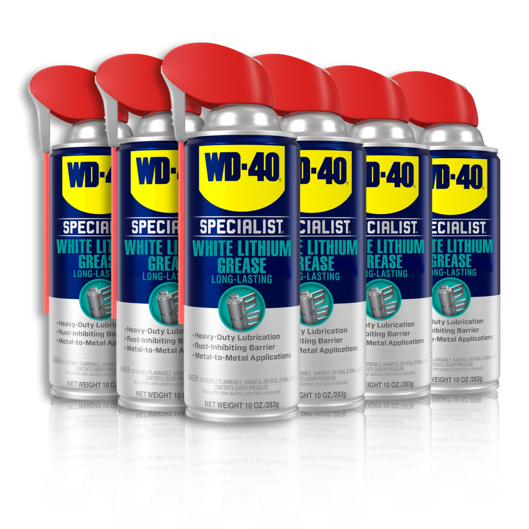 WD-40 Specialist 10 Oz White Lithium Grease [6ct Case Pack]