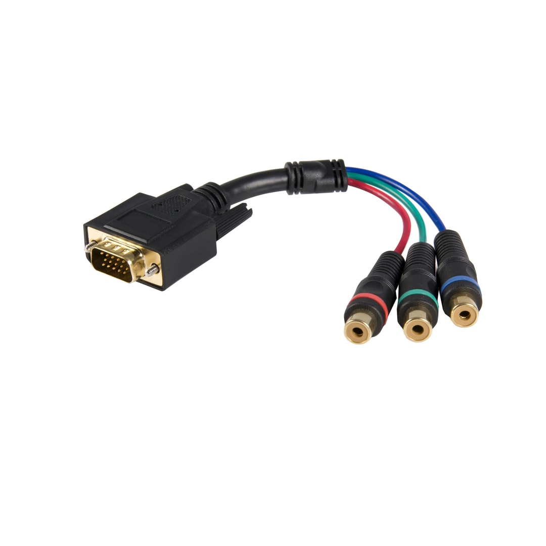 6 in. HD15 to Componet Female Breakout Cable