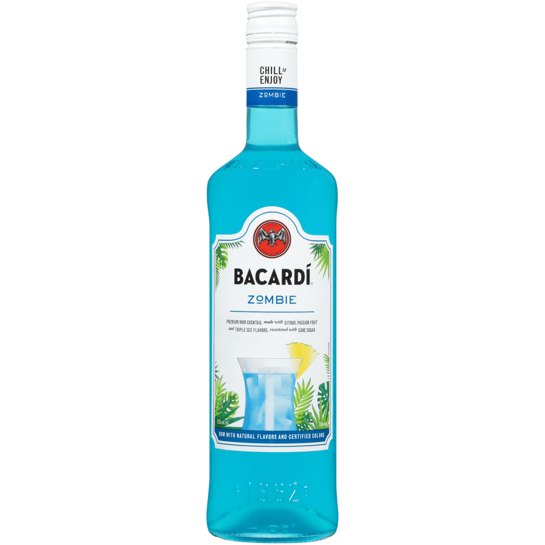Bacardi Zombie Ready To Serve Premium Rum Cocktail, Gluten Free 12.5% 750mL