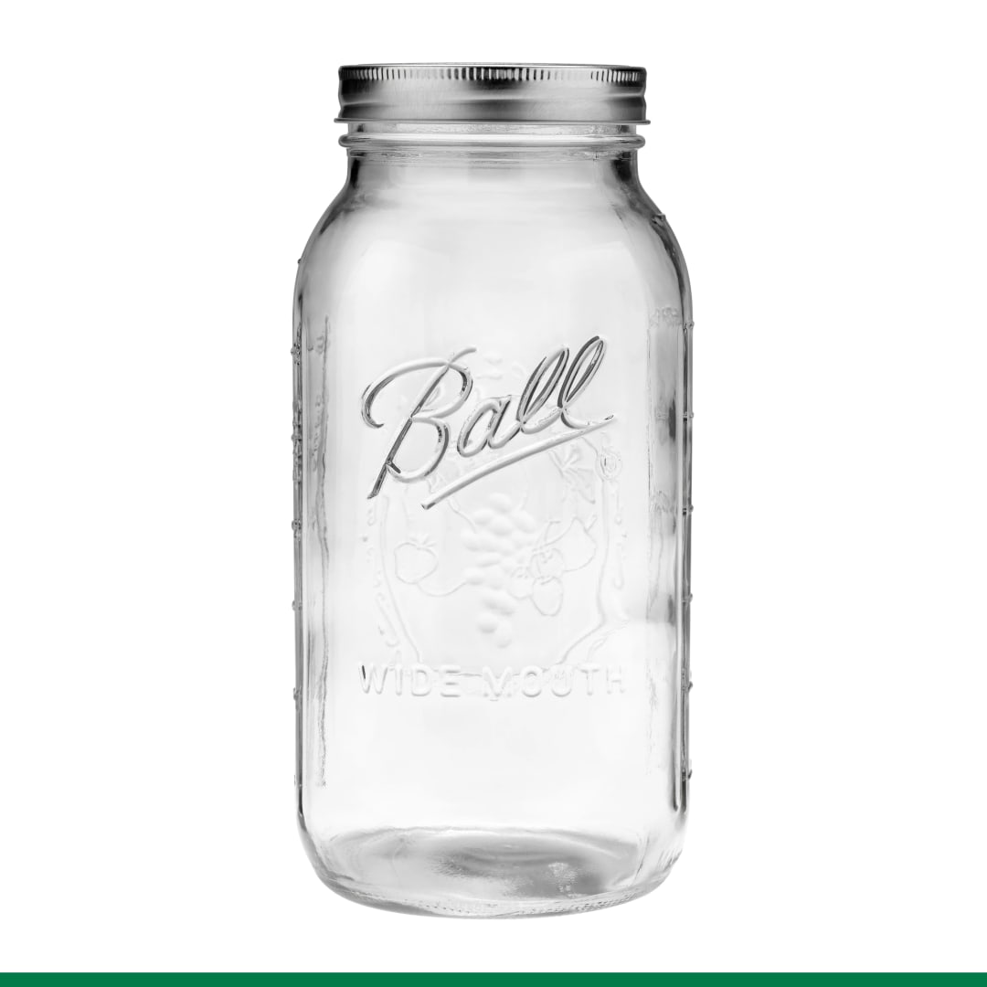 BALL WM 64OZ HALF GALLON JAR 6PK CA