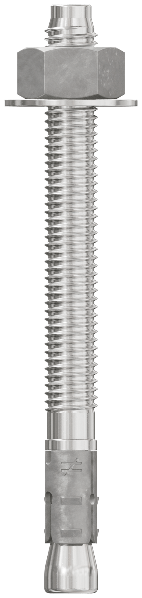 Simpson Strong-Tie STB2-50512S4F25 Strong-Bolt® 2 — 1/2 in. x 5-1/2 in. Type 304 Stainless-Steel Wedge Anchor, Fully Assembled (25-Qty)