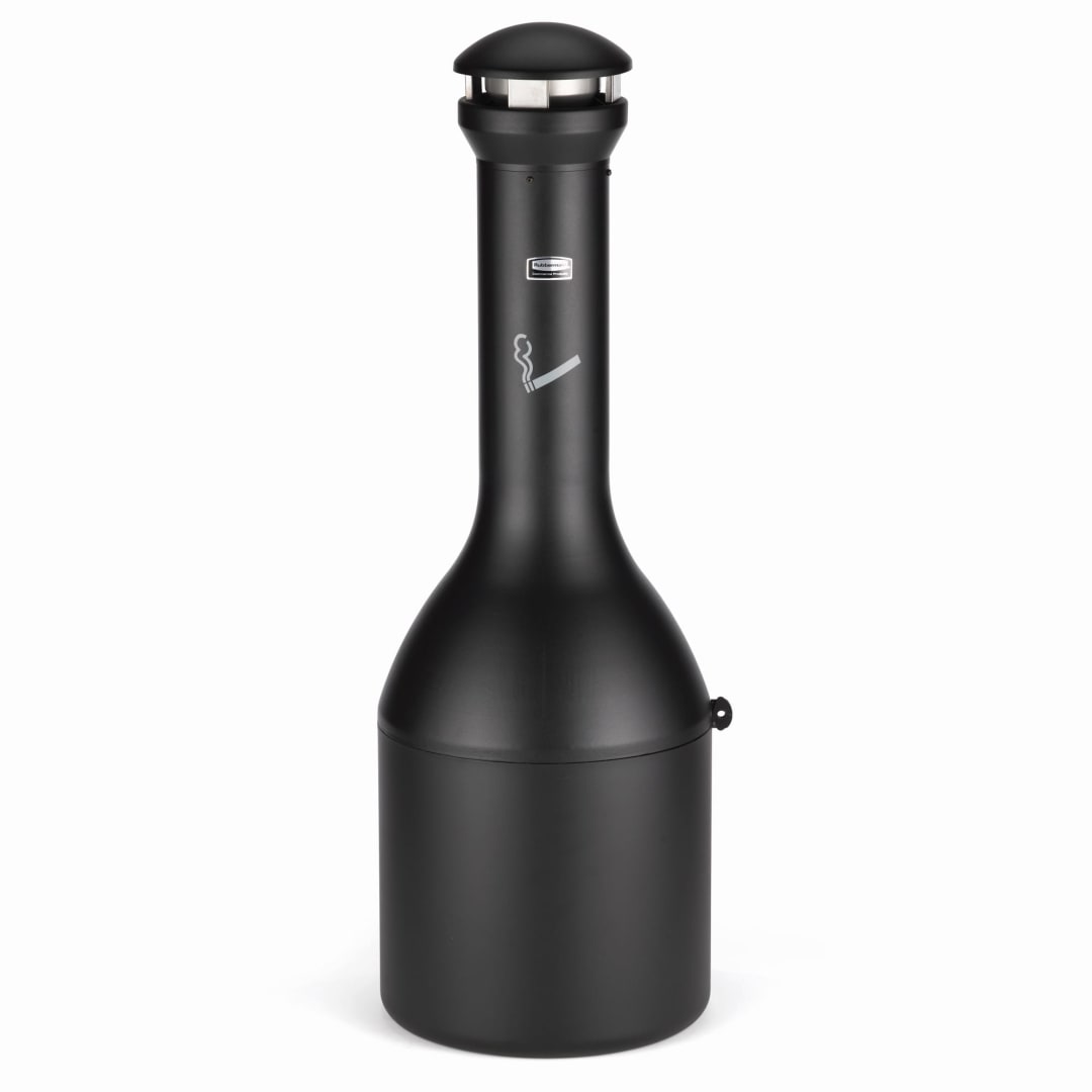 Rubbermaid Commercial Products Infinity™ Traditional Smoking Receptacle, Black