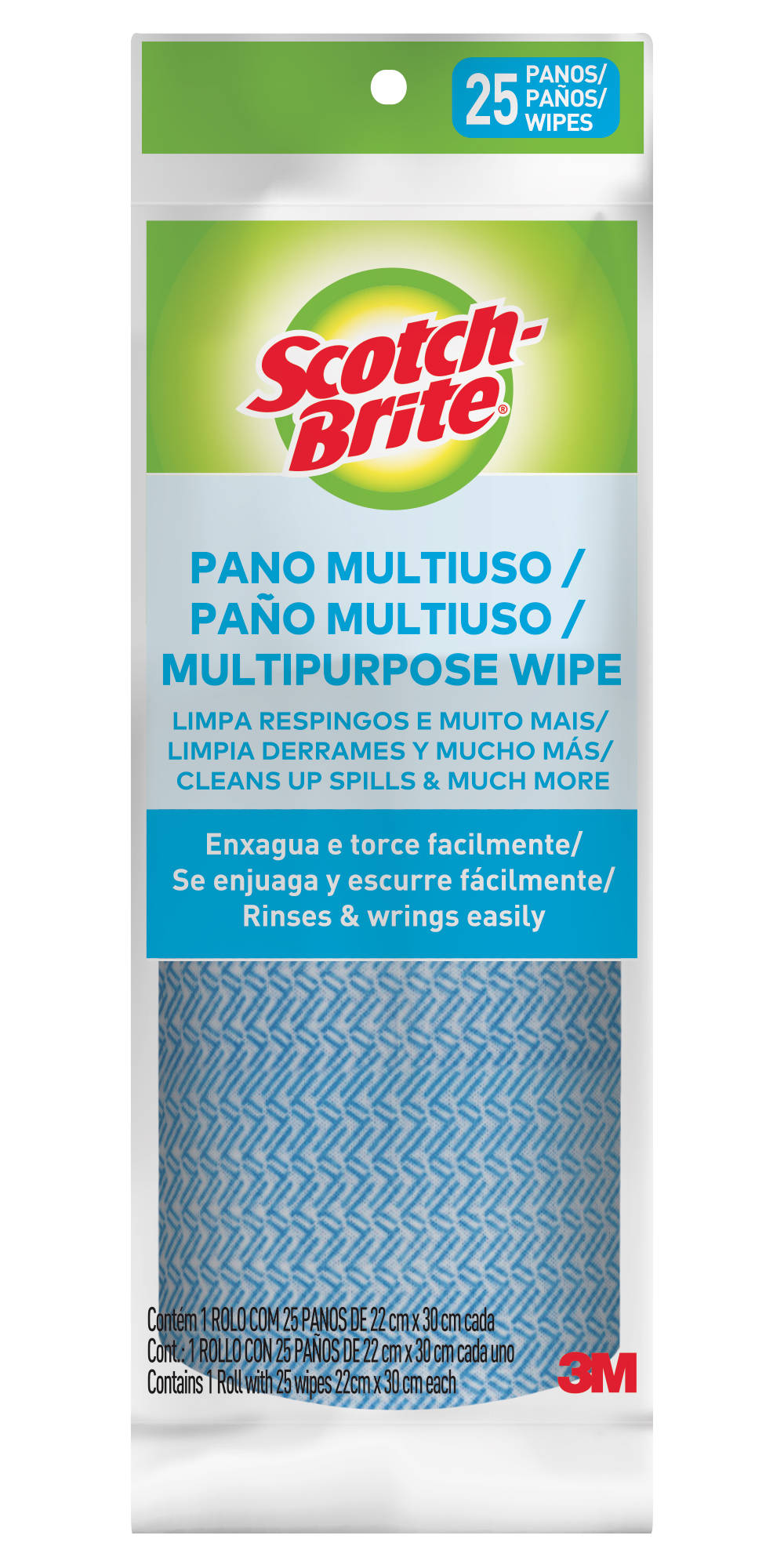 Pano Multiuso Scotch-Brite®, Rolo