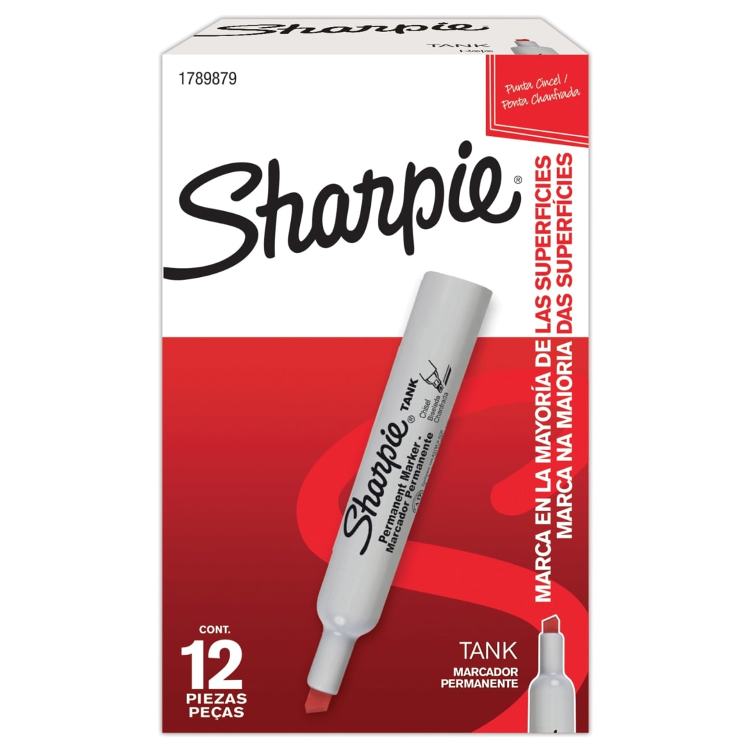 LA PM SHARPIE TANK RED OS 12