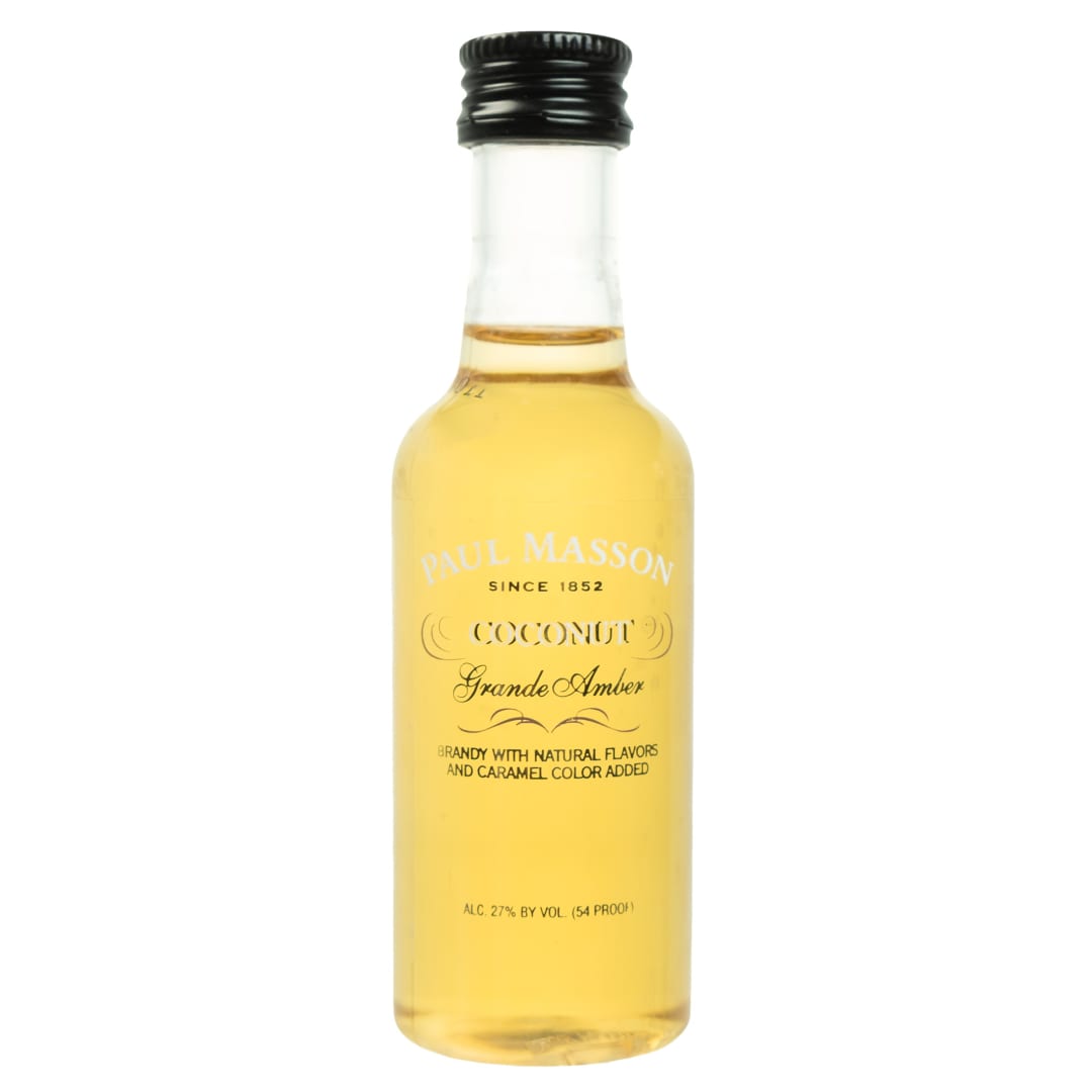 Paul Masson Grande Amber Coconut Brandy 50ml 54 Proof