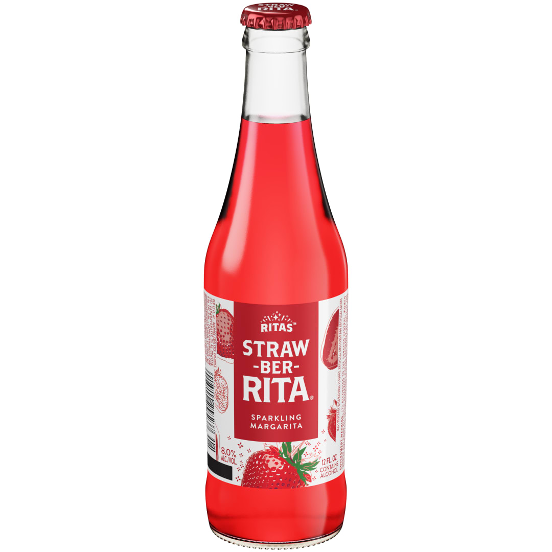 Ritas Straw-Ber-Rita Sparkling Margarita 12 fl oz Bottle