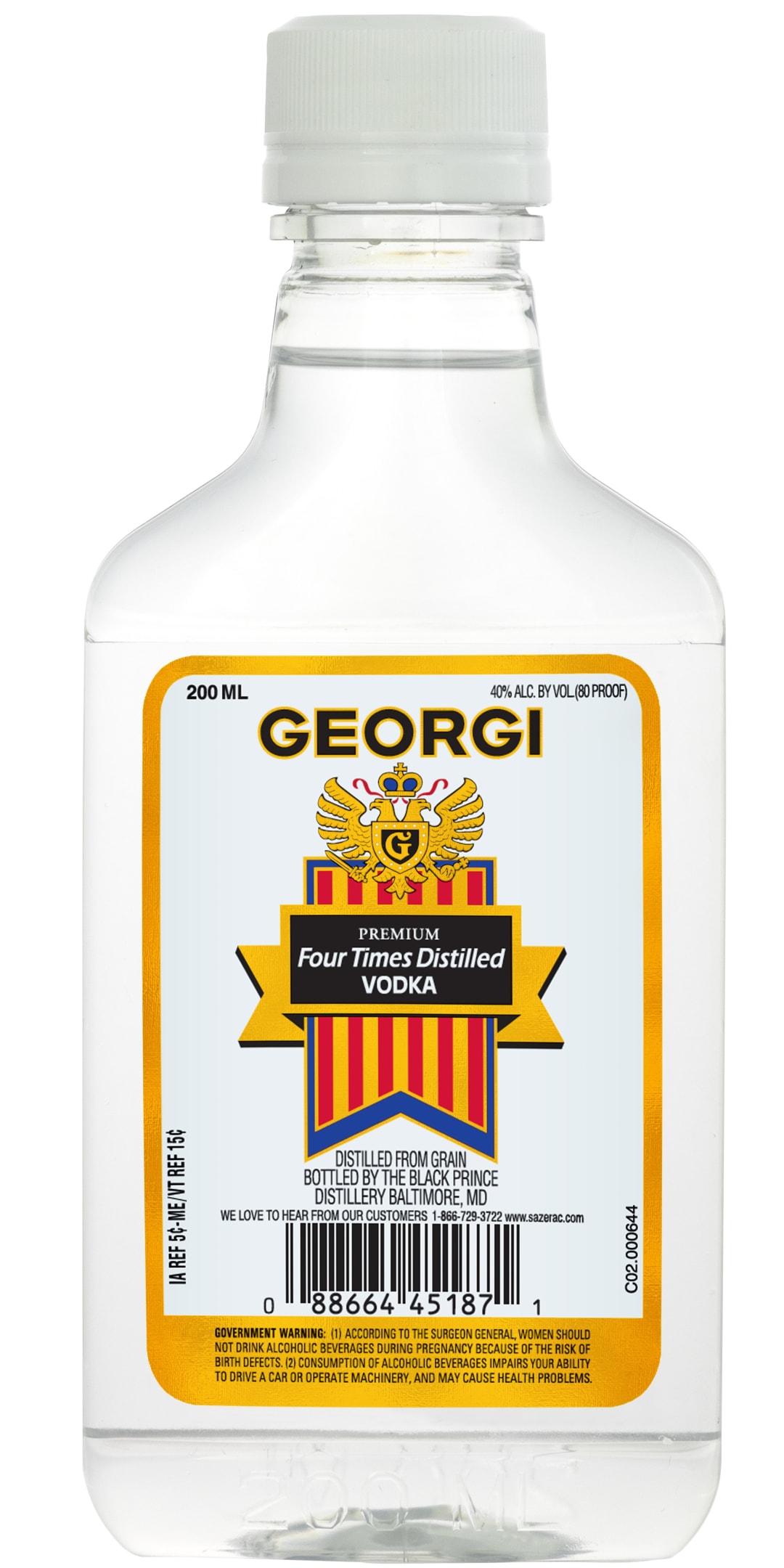 Georgi Vodka 200ml 80 Proof