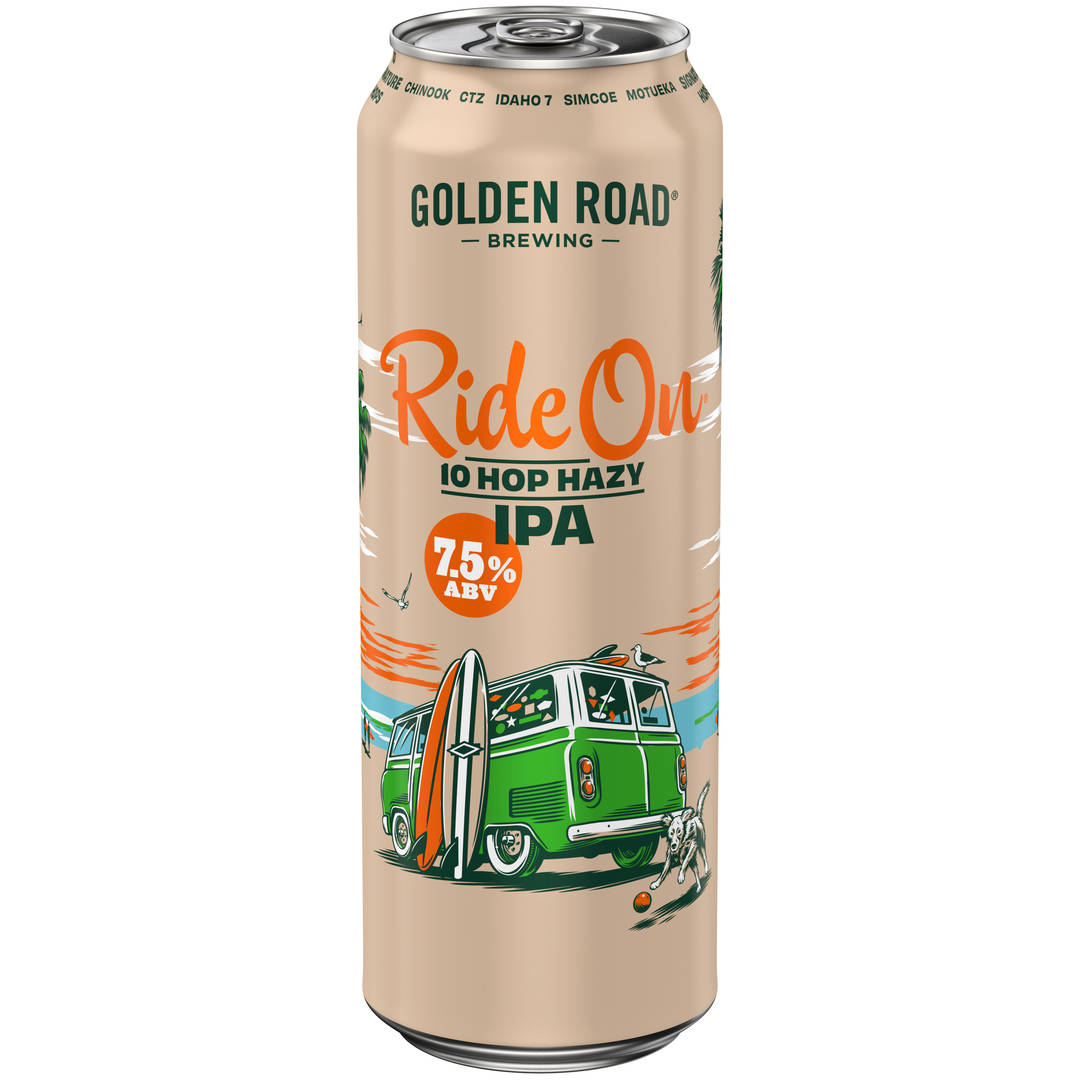 Golden Road Brewing Hop Hazy IPA Ride On Beer 19.2 fl oz