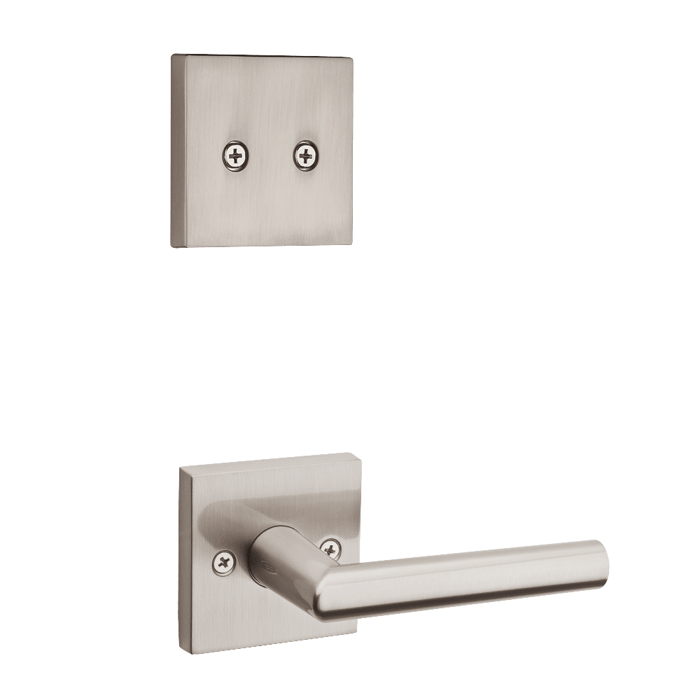Milan Interior Pack with Interior Lever in Satin Nickel