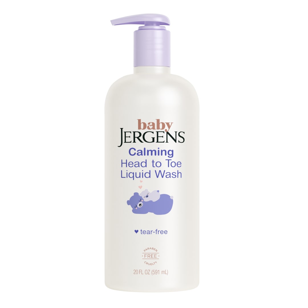 Baby Jergens Calming Head-to-Toe Liquid Baby Wash & Shampoo, 20 Fl Oz
