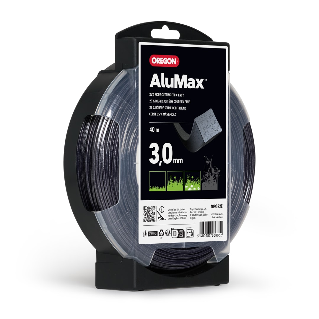 Oregon AluMax Square Trimmer Line, 3.0MM, 40M Donut