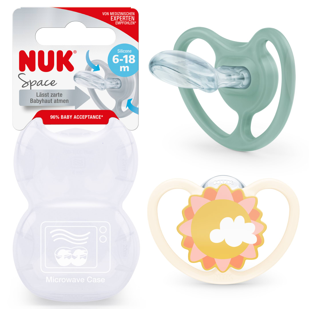 NUK PACIFIER SI2 FR/NL SPACE GIRL 2/BOX