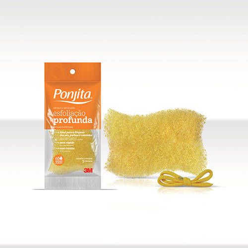 Esponja de Banho Esfoliação Profunda Ponjita™