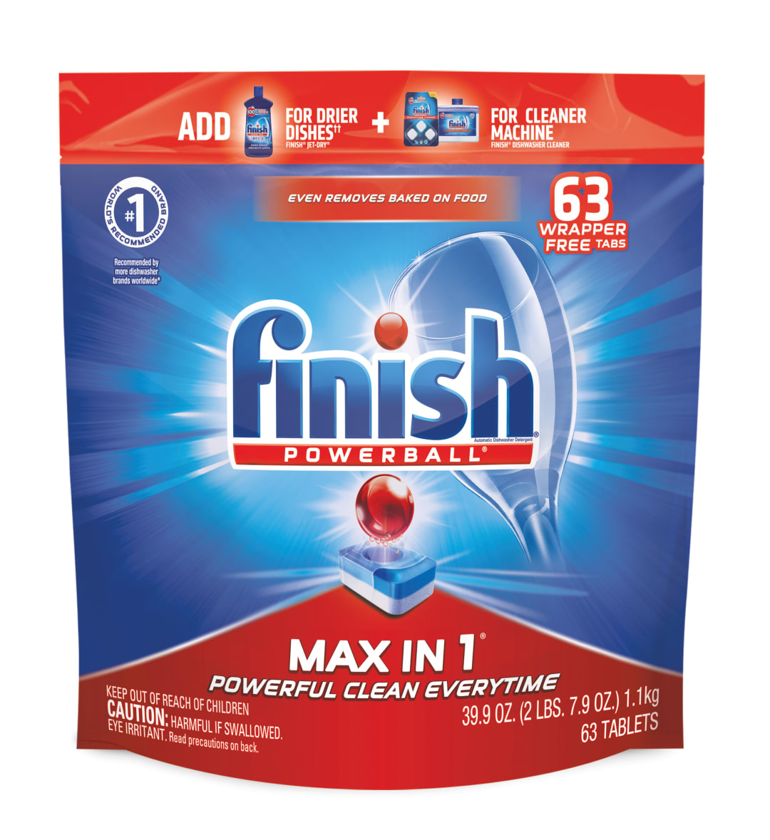 FINISH® POWERBALL® - Max in 1® 3/63 ct.