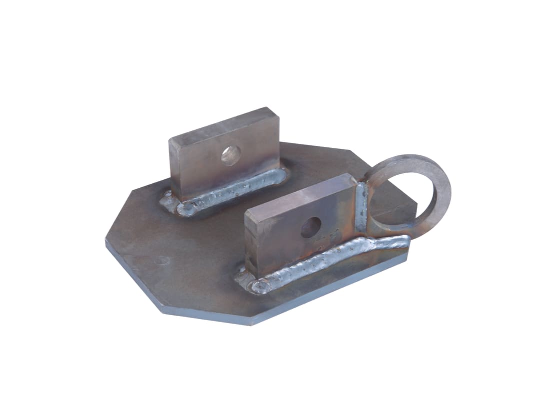 3M™ DBI-SALA® Permanent Weld-On Uni-Anchor with Tie-Off Fall Arrest Post Base, Primer Steel, 25 x 20 cm, 8517266