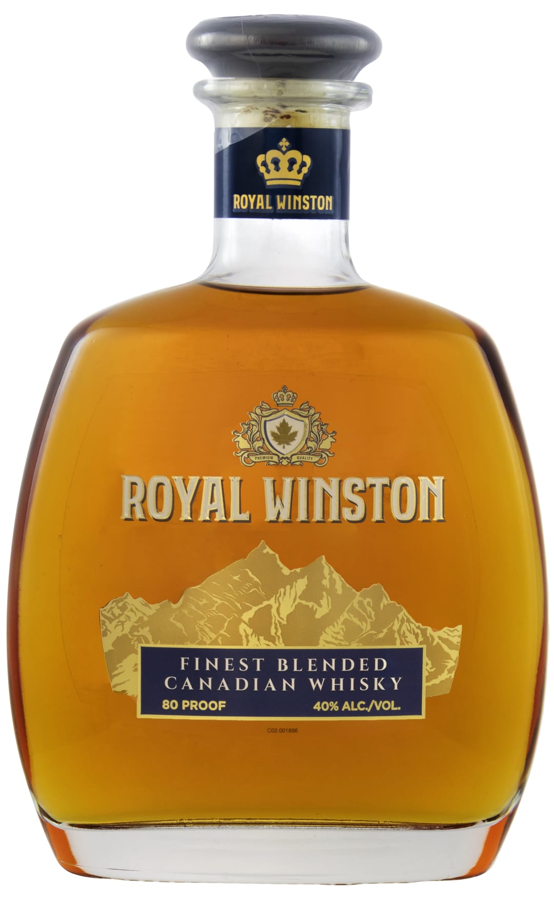 Royal Winston Finest Blended Canadian Whisky 750ml 80 Proof