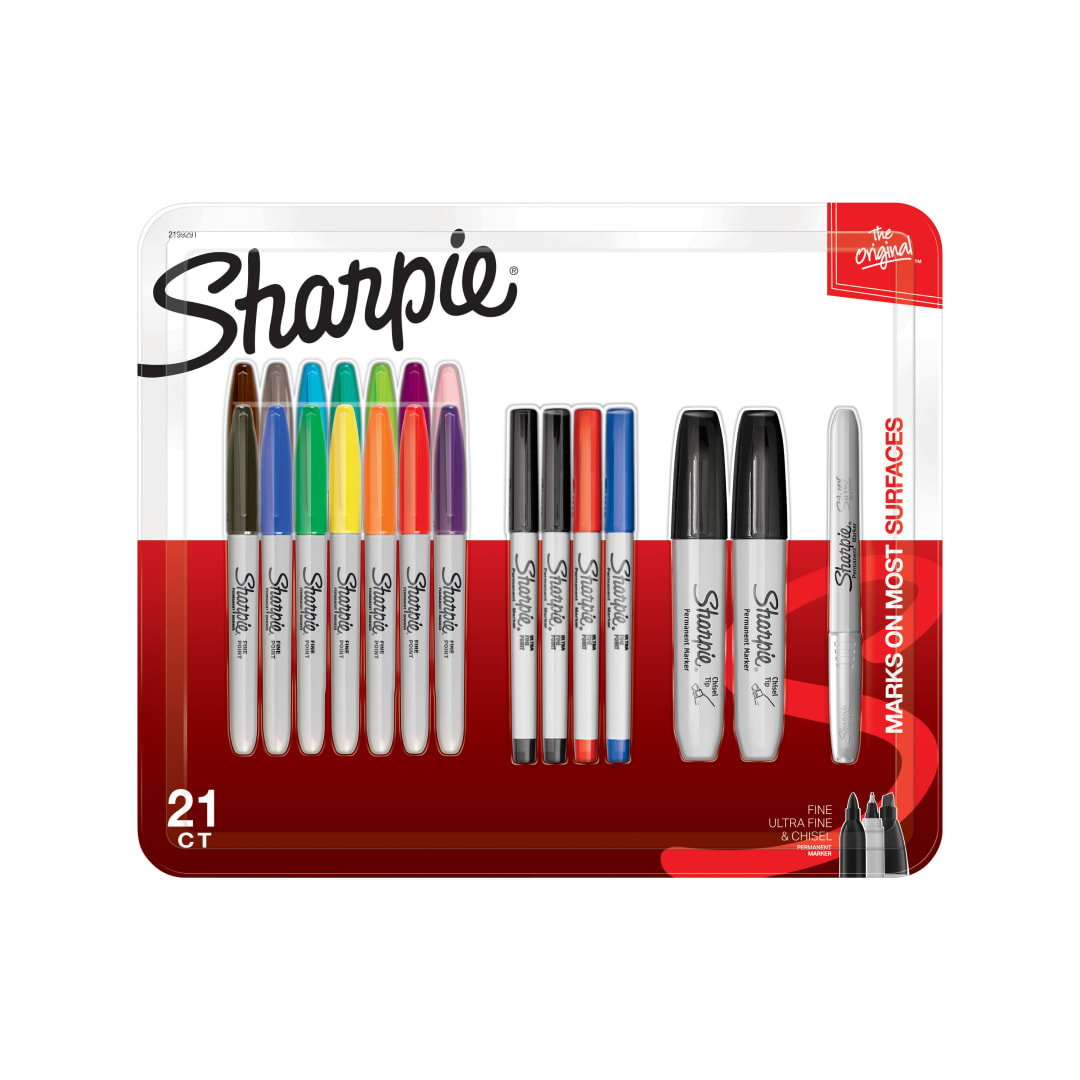 SHARPIE MXD TIP ASST 21CT BTS 2026