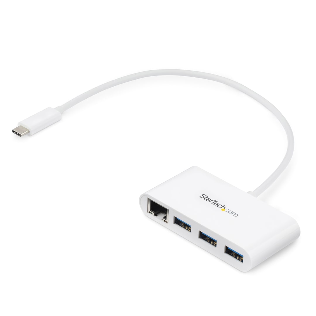 3 Port USB C Hub w  GbE C to 3x A USB 3 0 Hub
