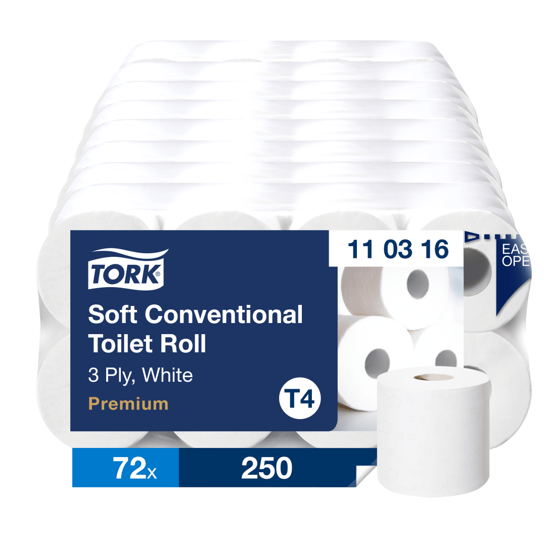 Tork Soft Conventional Toilet Roll Premium - 3 Ply