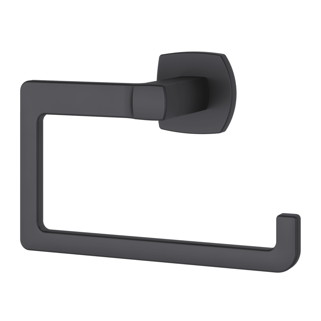 Deckard Towel Ring in Matte Black