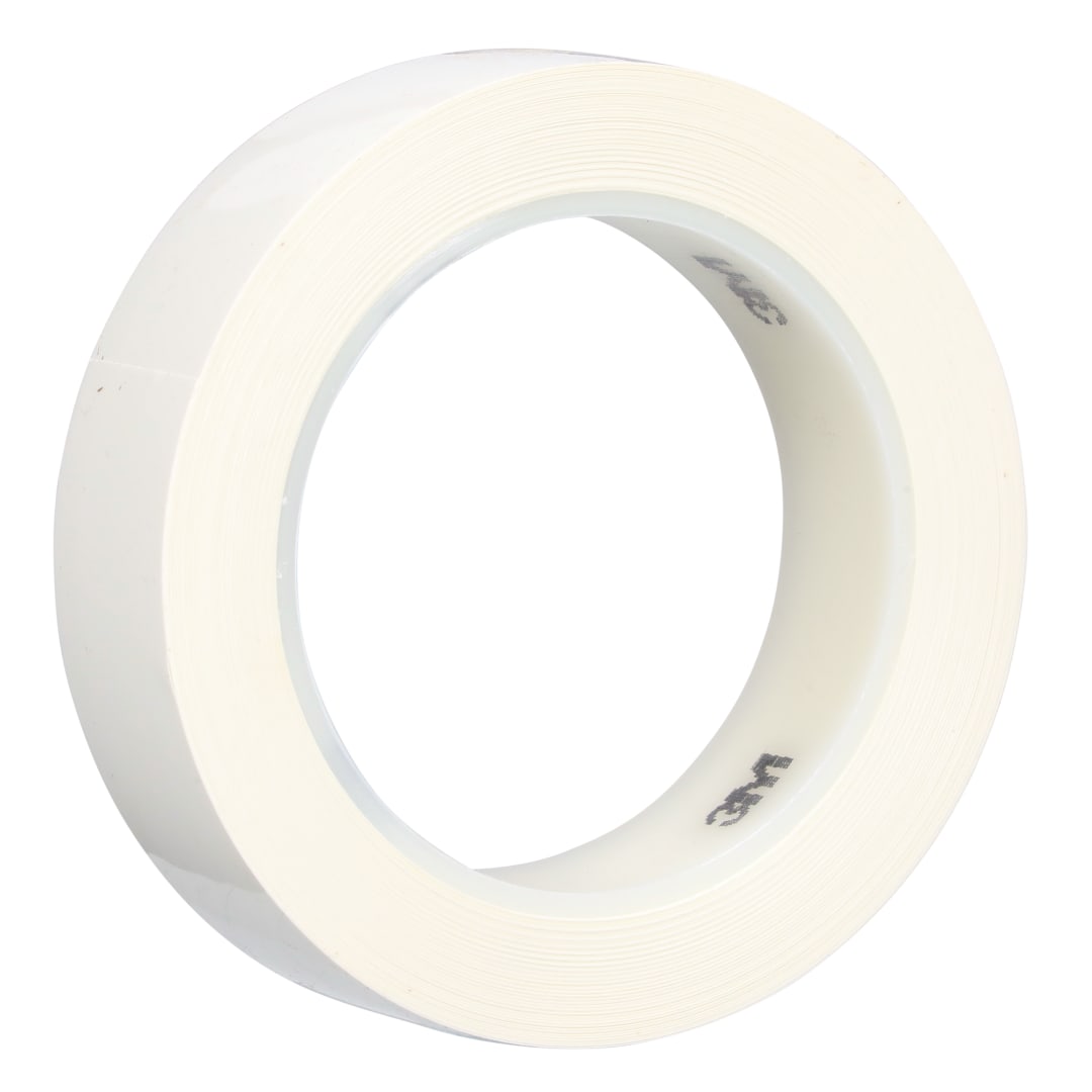 3M™ Polyethylene Tape 483, White, 25 mm x 33 m, 0.13 mm, Individually Wrapped Conveniently Packaged