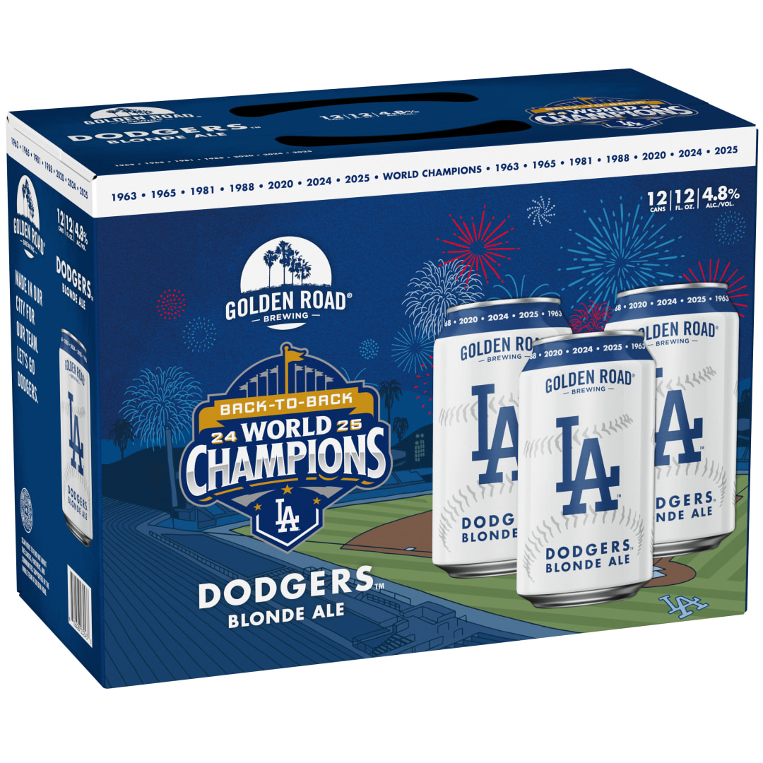 Golden Road Brewing Dodgers Blonde Ale Can 12 fl oz