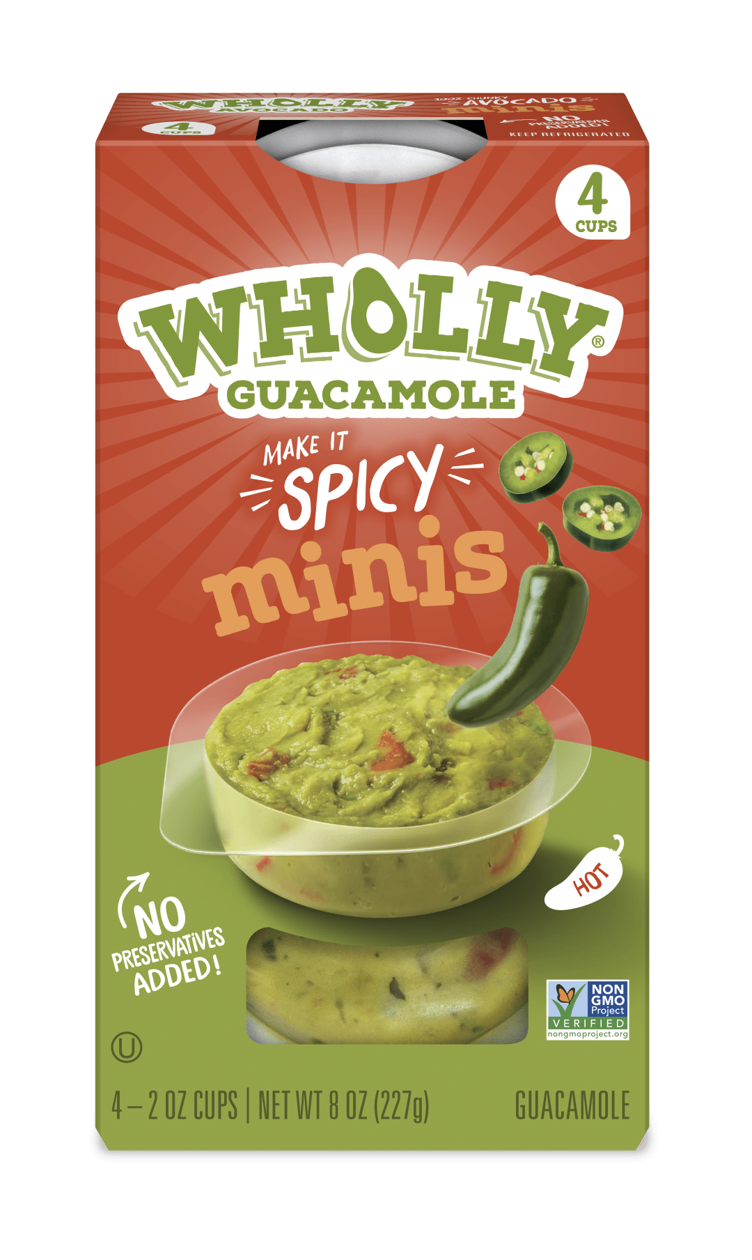 WHOLLY Guacamole Spicy Minis
