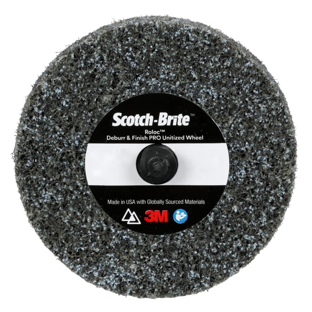 Scotch-Brite™ Roloc™ Çapak Alma ve Finisaj PRO Unitised Teker, DP-UR, 76,2 mm x 6 mm, TR, 9C XCRS+