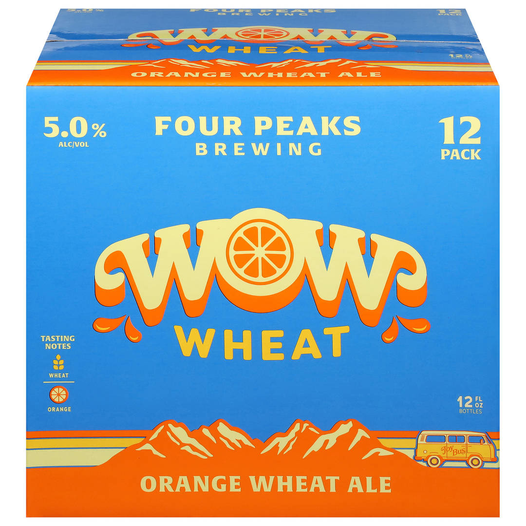 Four Peaks Brewing Orange Wheat Ale Wow Beer 12 - 12 fl oz Bottles