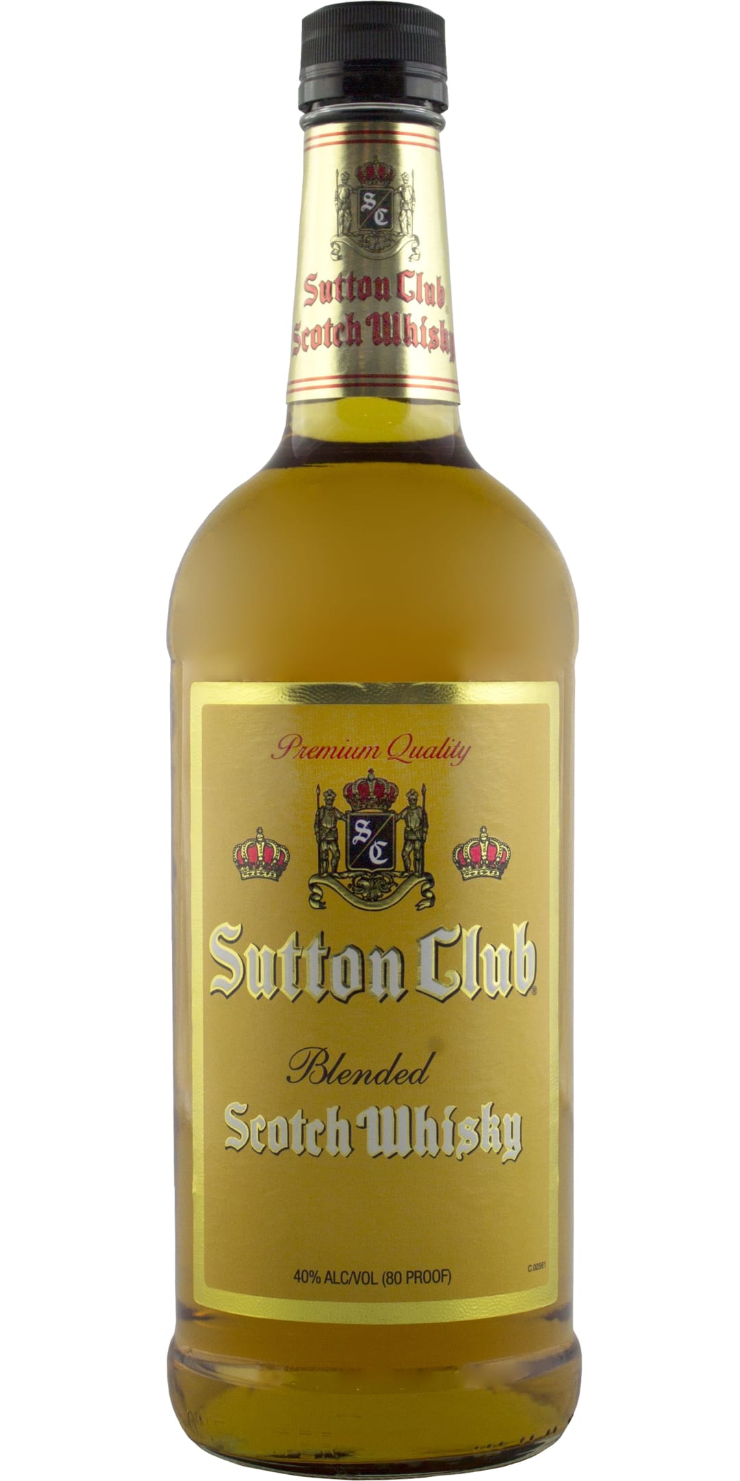Sutton Club Blended Scotch Whisky 1l 80 Proof