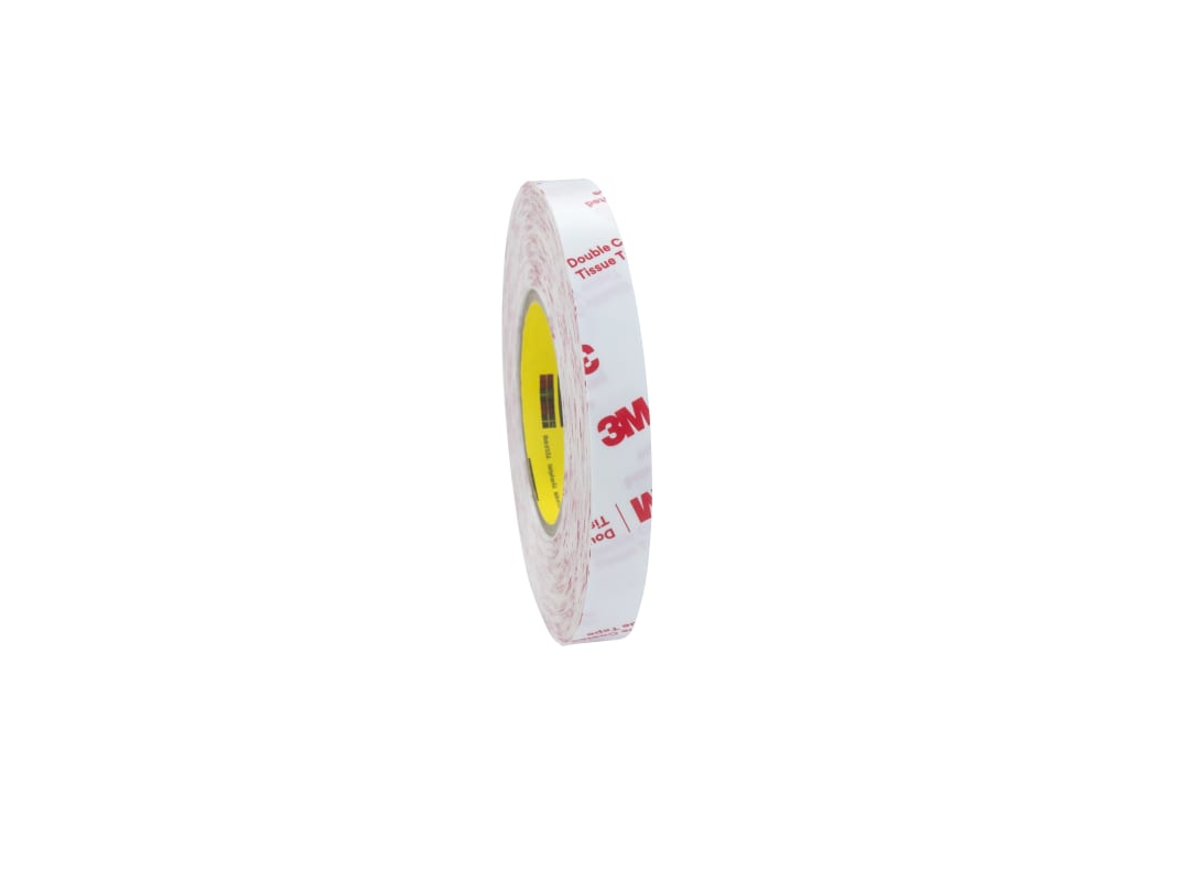 3M™ Doppelseitiges Klebeband mit Papiervlies-Träger 56212, Transparent, 19 mm x 50 m