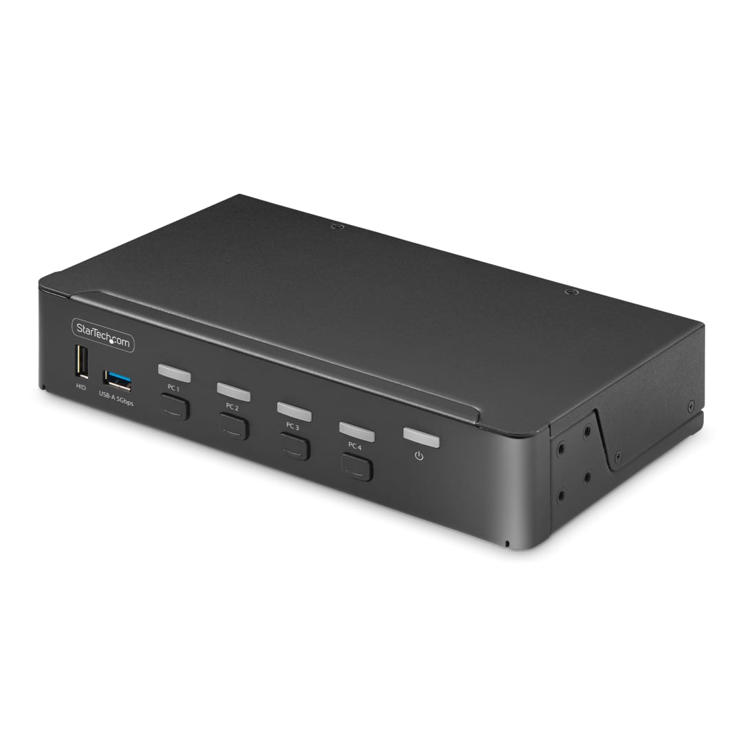 4 Port 4K60 DisplayPort KVM Switch with USB 3 2 Gen 1 5Gbps