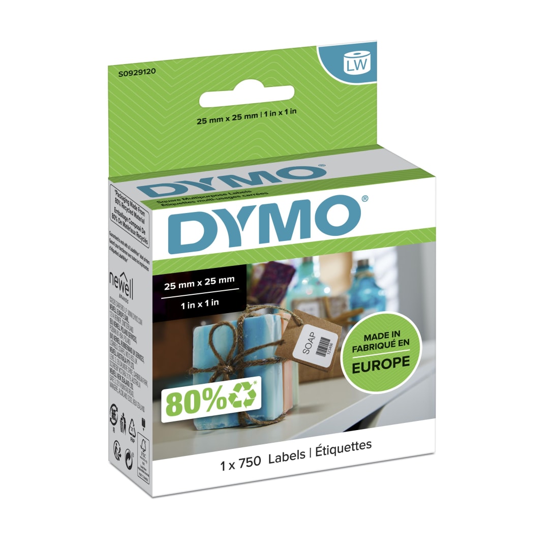 DY LW 25X25MM MP LBL 750CT FSC EU/AP