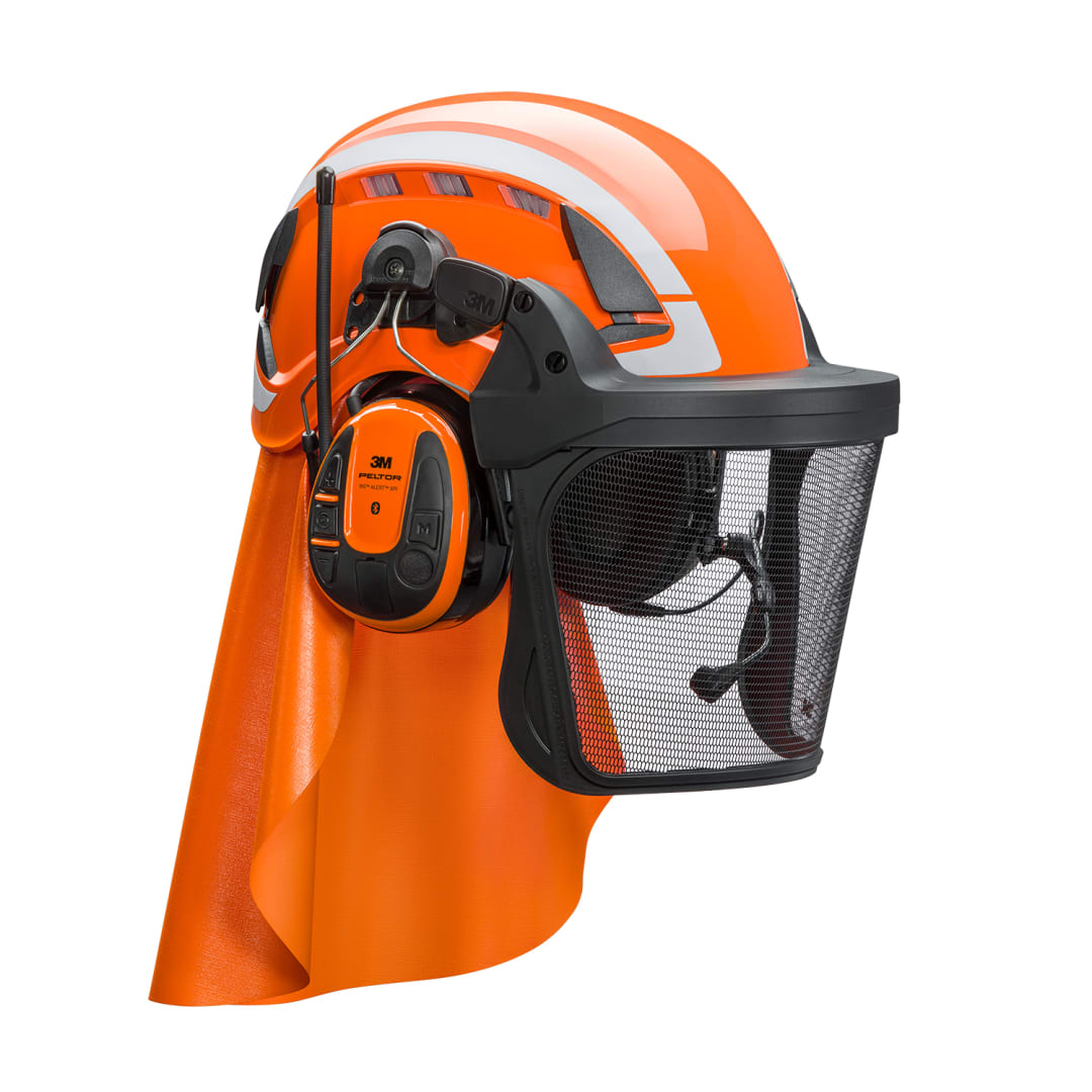 3M™ SecureFit™ X5500 Ormancılık Kombinasyonu, WS Alert XPI Kulaklık, Çok Noktalı Bluetooth, FH1 tutucu, 5J Yüz Siperi, X5507VMRXFH15J-CE