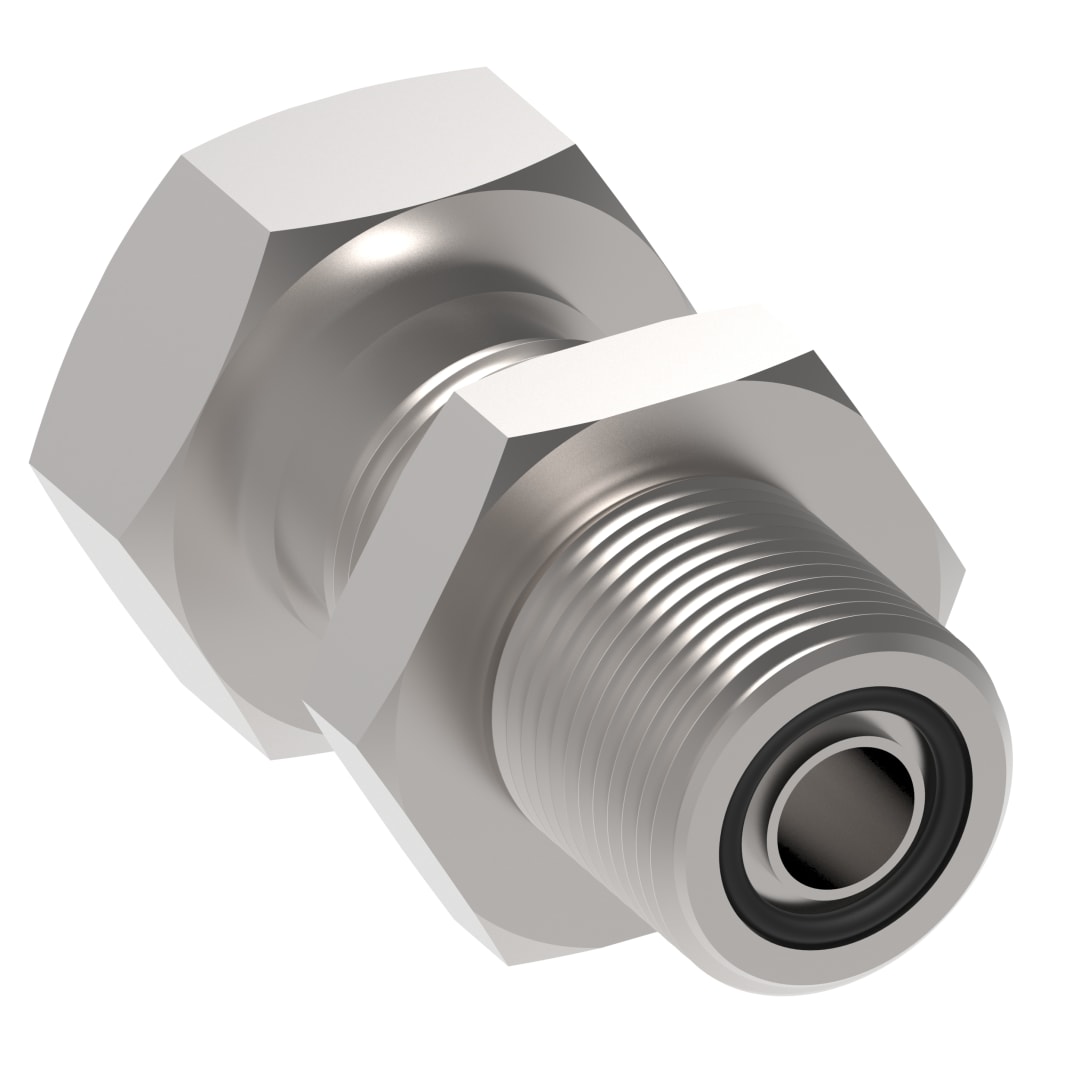 Aeroquip 5/8 Braze Port X 5/8 M ORS Bulkhead