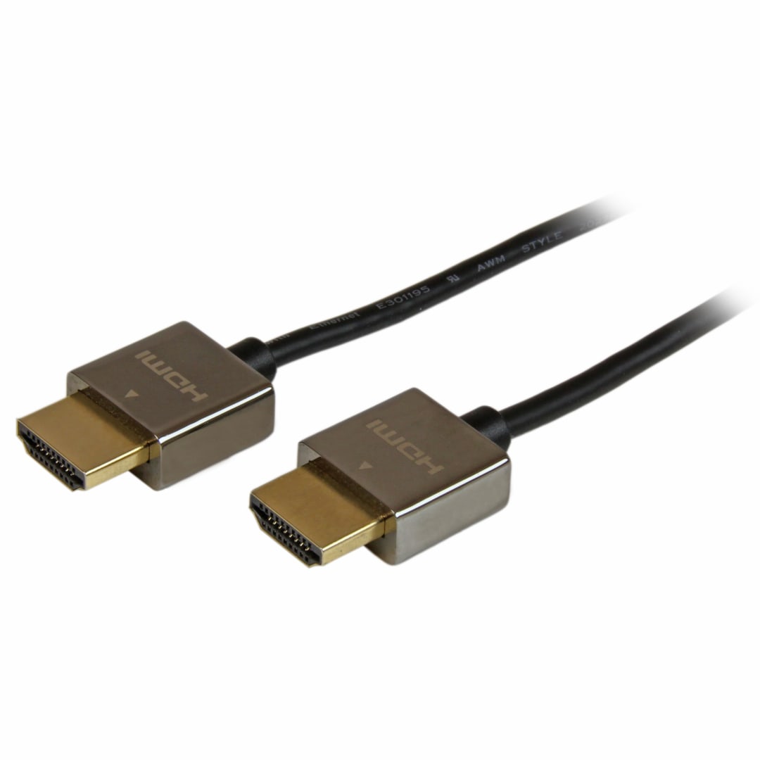 1m High End Metal HDMI Cable - Thin HDMI Cable