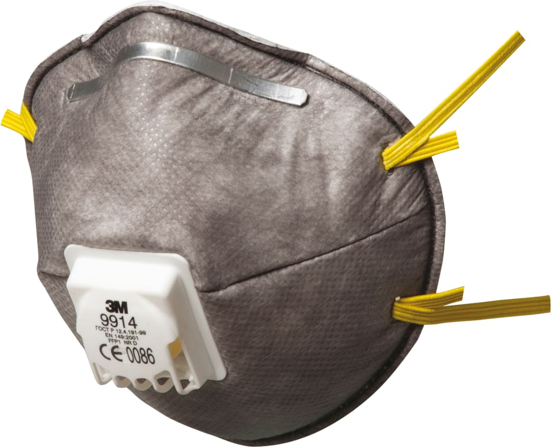 3M™ Özel Partikül Solunum Maskesi, FFP1, Valfli, 9914