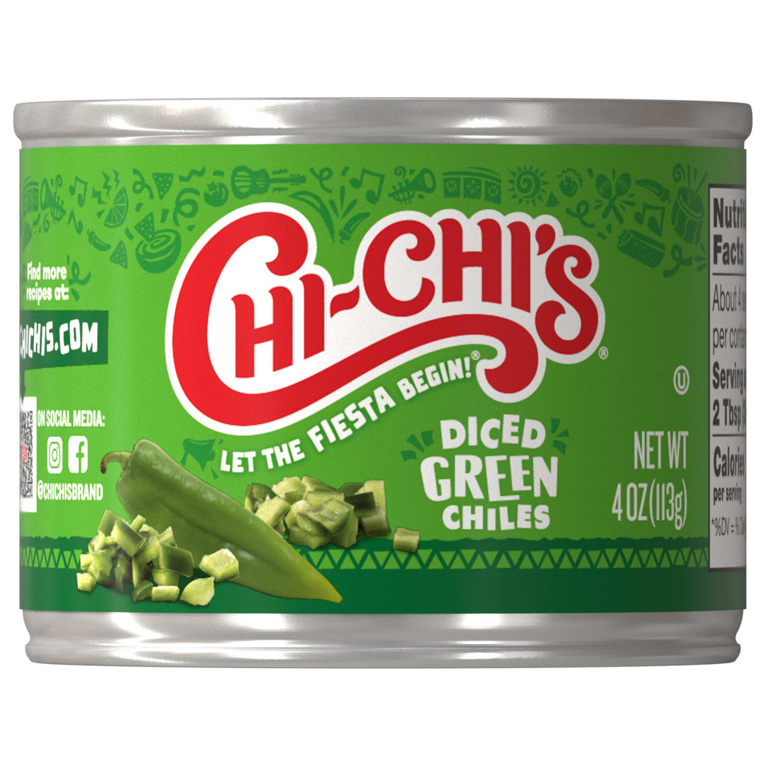 CHI-CHI'S Diced Green Chile Shipper