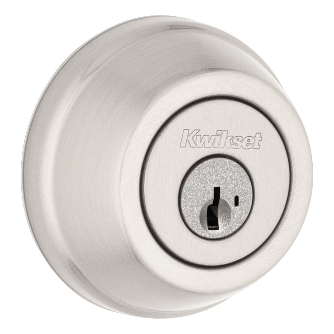 780 Deadbolt, Keyed One Side, in Satin Nickel