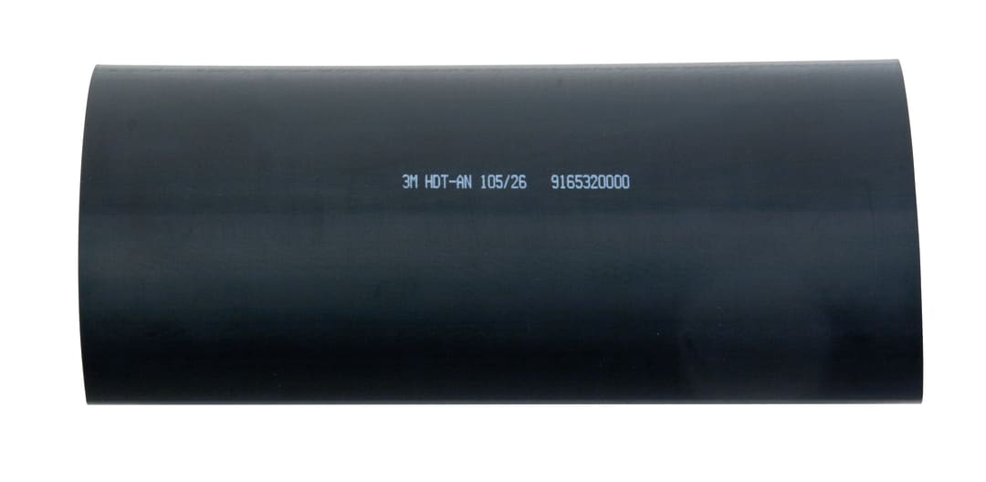 3M™ HDT-AN Dickwandiger Warmschrumpfschlauch mit Kleber, Schwarz, 105/26 mm, 1 m, Kleinpackung