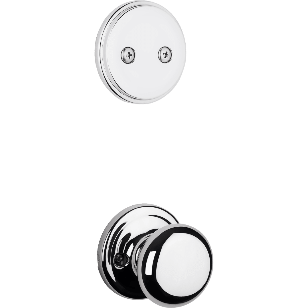 968 Dummy Interior Pack w/Hancock Knob for Signature Series Handlesets in Polished Chrome